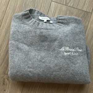 Sporty & rich Gray cashmere sweater